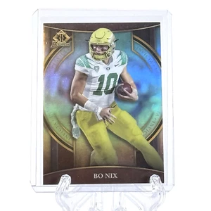 2022 Bowman University Chrome - Bowman Invicta #BI-19 Bo Nix (RC) - Picture 1 of 11