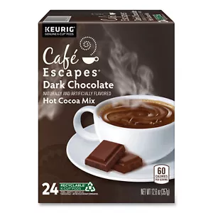 Cafe Escapes Milk Chocolate Hot Cocoa K-Cups, 24/Box - Bild 1 von 1