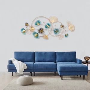 3D Metal Ginkgo Biloba Leaves Wall Decor Wall Art Modern Sculpture Home Office - Picture 1 of 12
