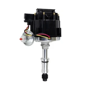 Buick Big Block HEI Distributor 400-455 V8 65K Volt Coil Hi-Output Module Black - Picture 1 of 3