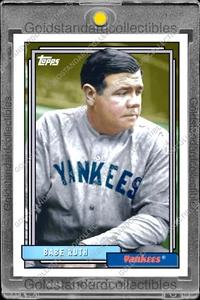 Babe Ruth RARE TOPPS INVESTMENT CARD SSP YANKEES HALL OF FAME MVP MINT - Picture 1 of 2