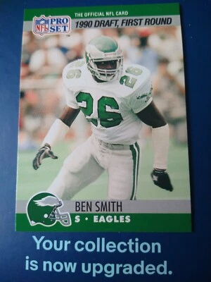 1990 Pro Set Football Ben Smith #690 Philadelphia Eagles - Image 1 of 2