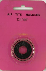 Air Tite 13 mm schwarzer Ring (1 $ US Gold Typ 1/Mexiko 2 Peso Gold) Münzkapsel (1) - Bild 1 von 1