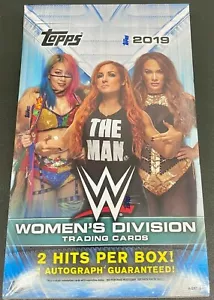 2019 TOPPS WWE WOMEN'S DIVISION WRESTLING HOBBY BOX FACTORY SEALED NEW - Picture 1 of 2
