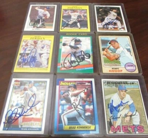 Lot of 9 different Signed Autographed Baseball Cards 1967-1991 - #23 - Picture 1 of 3