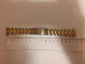 Correa reloj 20mm de acero inoxidable ipg chapada en oro antialergica cadena - Imagen 1 de 5