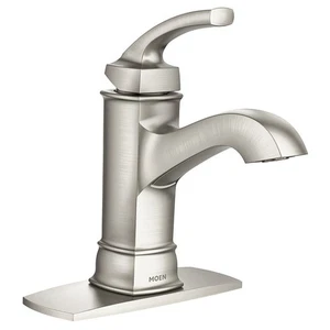 Moen WS84414MSRN Hensley Einhand High Arc Bad Wasserhahn Nickel gebürstet - Bild 1 von 9