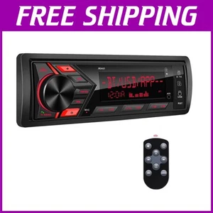 All-in-One Single Din Bluetooth Marine Stereo with USB & RCA for Optimal Sound - Picture 1 of 10