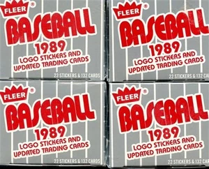4 SET LOT 1989 FLEER UPDATE BASEBALL SEALED FACTORY SET 132 CARDS & 22 STICKERS - Picture 1 of 1