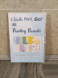 Cd Rom Artigianale - Clicca, Stampa Vai! My Craft Studio - Creazione di carte Paisley Parade - Foto 1 di 5
