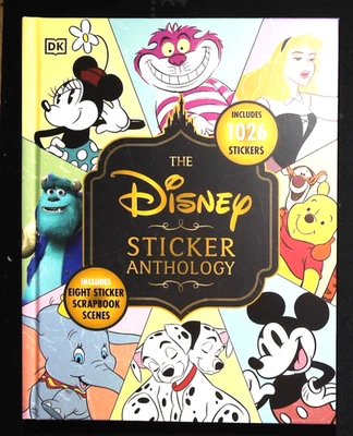 Disney Sticker Anthology Hardcover Sticker Book with 1026 Classic Stickers NEW - Image 1 of 4