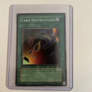 Yugioh- Card Destruction - LCYW-EN060 - Secret FOIL BLEED - 1st Edition - NM - Picture 1 of 2