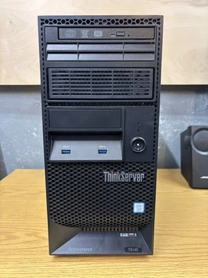 ThinkServer TS140 Xeon E3-1226 3,3 GHz 8 GB RAM 14 TB HDD DVD-RW WIN 10 PRO Foto 1 de 4