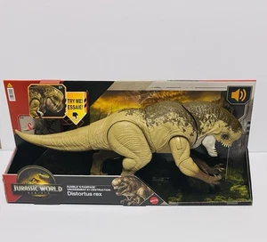 Figura de dinosaurio Mattel Jurassic World Rebirth Distortus Rex Rumble ’n Rampage - Imagen 1 de 3