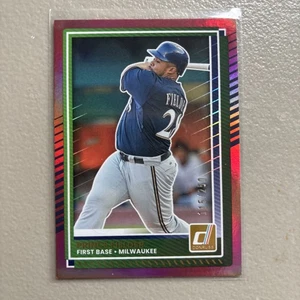 Baseball 2025 Donruss - Prince Fielder - #62 Red Foil Parallel #d/250 - Foto 1 di 2