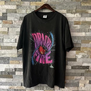 Vintage 90’s Drachen Fire Busch Gardens T-Shirt Men Size L USA Faded - Picture 1 of 6