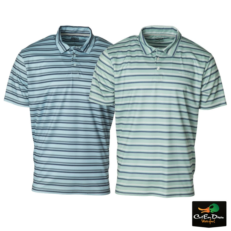 BANDED CASUAL - WHITE RIVER ACTIVE POLO - STRIPED - Image 1 of 1