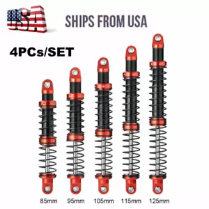 4pcs Ammortizzatore in lega 85/95/105/115/125mm per 1:10 RC TRX-4 ASSIALE SCX10 D90 - Foto 1 di 12