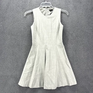 Theory Kleid Damen 6 grau Skater Rundhals ärmellos minimalistisch A-Linie - Bild 1 von 16