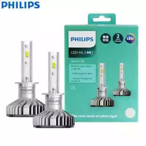 Philips Ultinon LED H1 12V 20W 6000K White Auto LED Headlights Car High/Low Beam - Picture 1 of 6