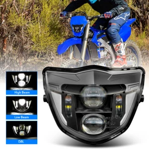 LED Headlight High/Low Beam DRL Replacement for Yamaha WR450F WR250F 2013-2024 - Picture 1 of 10