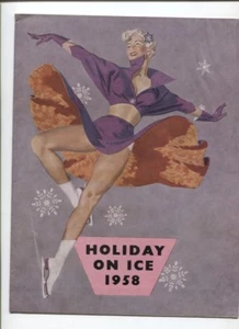 N°11033 / programme officiel tournée Holiday on Ice 1958 texte français - Picture 1 of 1
