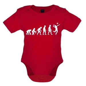 Evolution of Man Volleyball - Baby T-Shirt / Babygrow - Volley Ball Team Player - Zdjęcie 1 z 9