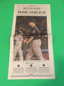 CLEVELAND INDIANS WORLD SERIES NEWSPAPER GAME 5 TREVOR BAUER vs Cubs 10/31/16 - Picture 1 of 1