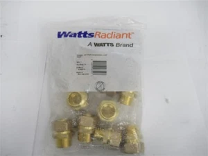 Watts RLC12B-1212 , 3/4" PAP Compression x 3/4" MNPT Adapter (PK 10) - Picture 1 of 2