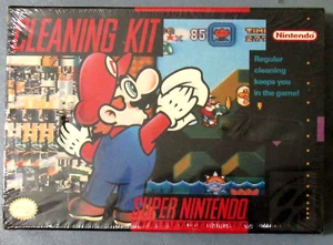 SUPER NINTENDO VIDEO CONSOLE CLEANING KIT SNS A CT NEW SEALED (B44) - Picture 1 of 2