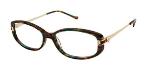 NEW Tura R576 Eyeglasses green horn 100% AUTHENTIC - Picture 1 of 1