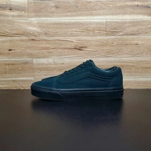 Vans Old Skool schwarze Laufsohle grüne Wildlederschuhe Damengröße 8 - Bild 1 von 12
