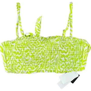 Top bikini Salt + Cove Juniors' Zoorama Smocked senza spalline - Foto 1 di 4