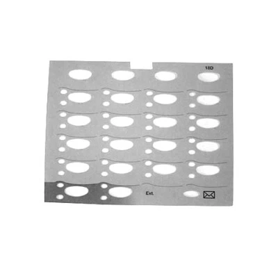 AVAYA LUCENT AT&T PARTNER 18D 5-PACK LOT AVAYA PARTNER 18D SER II DESI PAPER LABEL+PLASTIC OVERLAY COVER PHONE