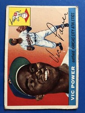 1956 Topps Baseball #30 Vic Power Kansas City Athletics