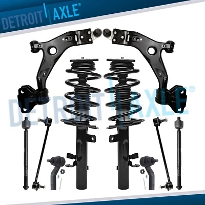 Front Struts Lower Control Arms Sway Bars Tie Rods Kit for 2014-2019 Ford Escape - Изображение 1 из 4