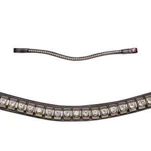 Kieffer Stirnriemen für Trense - Crystal Clincher - Warmblut Stirnband Pferd - Bild 1 von 1