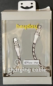 Cable de carga heyday - 6 pies - hecho para iPhone/ipad - Aligeramiento a USB-C - Imagen 1 de 4