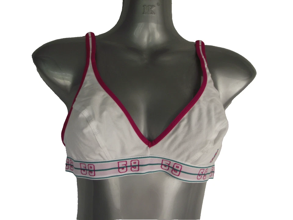 Nuevo con etiquetas Niñas Talla 85B AUS 10B Marca Absorba Blanco Ajustable Suave Sujetador Corto Estilo Top Foto 1 de 1