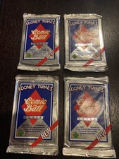 1990 Upper Deck Looney Tunes Comic Ball Cards Limited Edition Lot Of 4. Sealed.