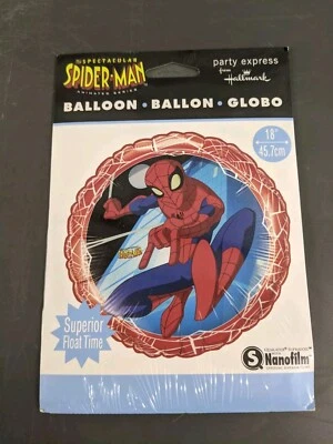 The Spectacular Spider-Man Serie Animada Globo Fiesta Express Sello 18 pulgadas Foto 1 de 2