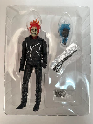 Ghost Rider Johnny Blaze 9 英寸可动人偶带可更换头和枪散装包 — 第 1/4 张图片