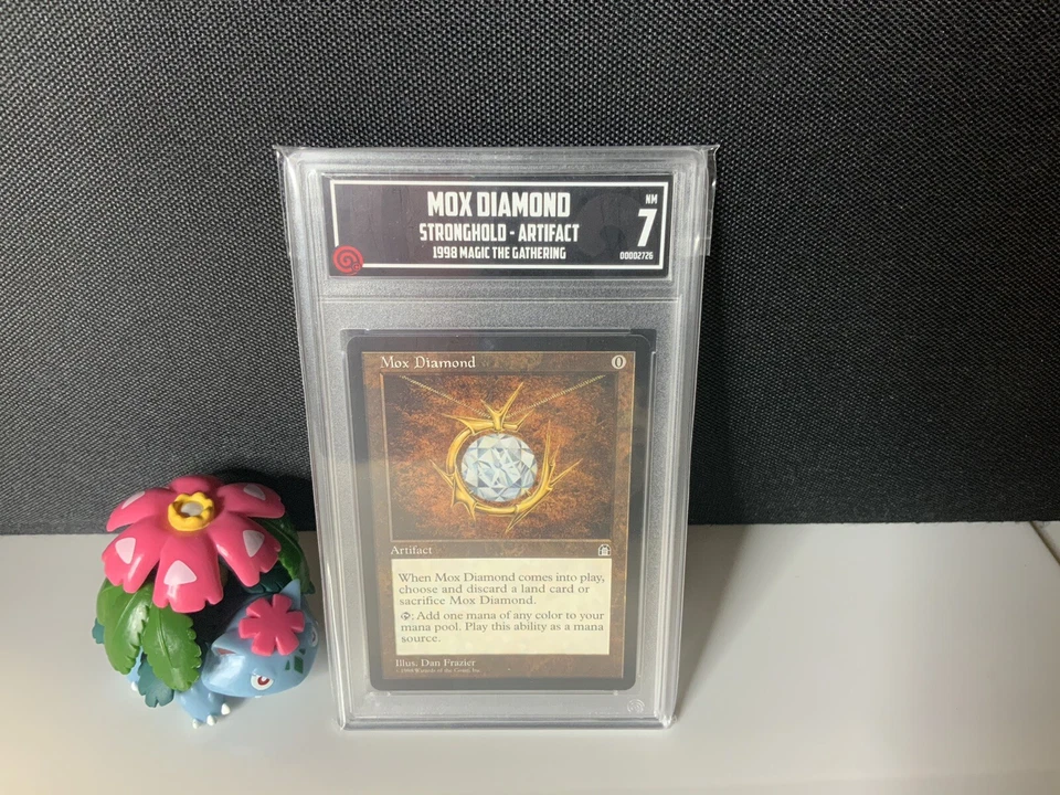 MTG Mox Diamond TCCG 7 PSA 7 (eq) NM-MT Stronghold 1998 Vintage RESERVED LIST - Image 1 of 1