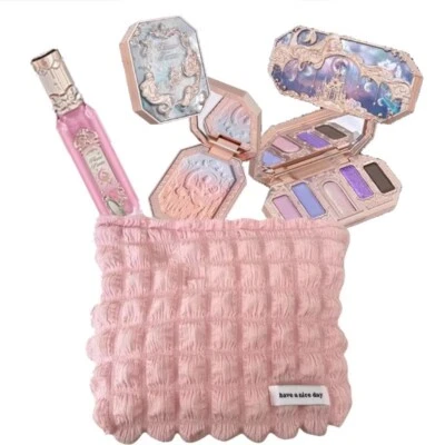 Hot New Makeup Full Set Moonlit Eye Shadow Palette Lipgloss Kit Makeup Bag - Image 1 of 4