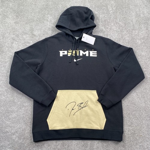 Felpa con cappuccio Nike Coach Prime Deion 2.0 Club Fleece PO da uomo taglia L nera M31777D