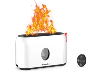 Fire Flame Diffuser Humidifier For Aromatherapy Essential Oil with remote contr - Picture 1 of 8