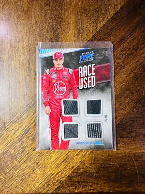 Christopher Bell RC serie #/50 Prime Racing Race 2018 neumáticos cuádruples usados #RUD-BE Foto 1 de 2