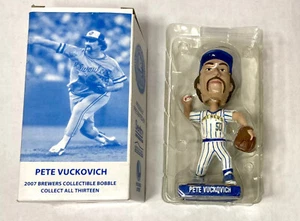 2007 Pete Vuckovich Milwaukee Brewers 25th Anniv 1982 World Series Bobblehead - Picture 1 of 7