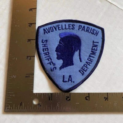 Parche de hombro de la policía de Luisiana del sheriff de la parroquia de Avovelles Foto 1 de 2