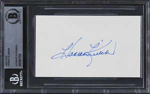 Twins Harmon Killebrew Authentic Signed 3x5 Index Card Autographed BAS Slabbed - Picture 1 of 2